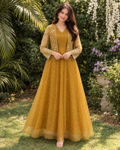MOHILYA 1031 FANCY PARTYWEAR GOWN IN WHOLESALE