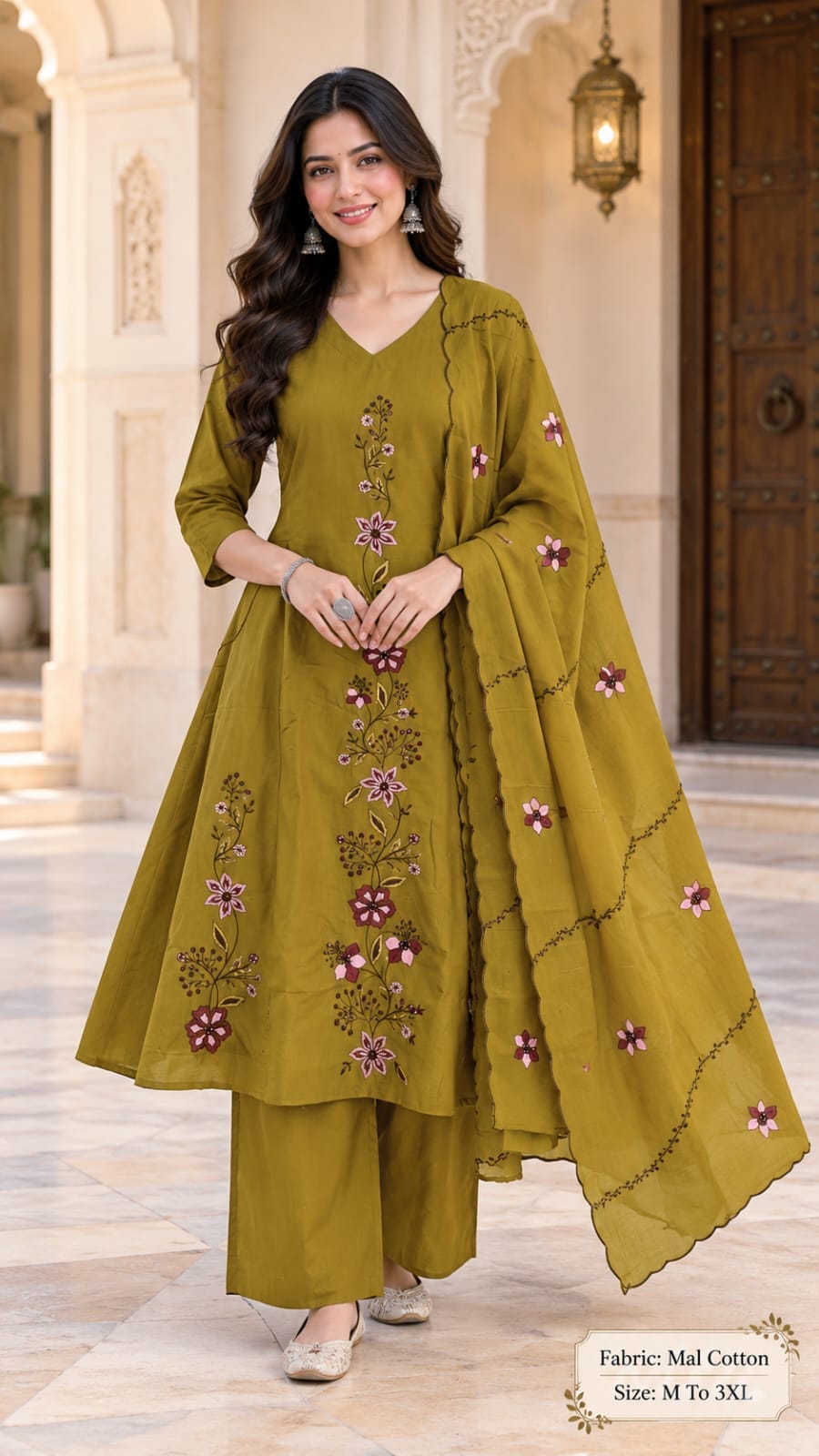 MULL COTTON THREE PIECE PLAZA PAIR SET IN WHOLESALE