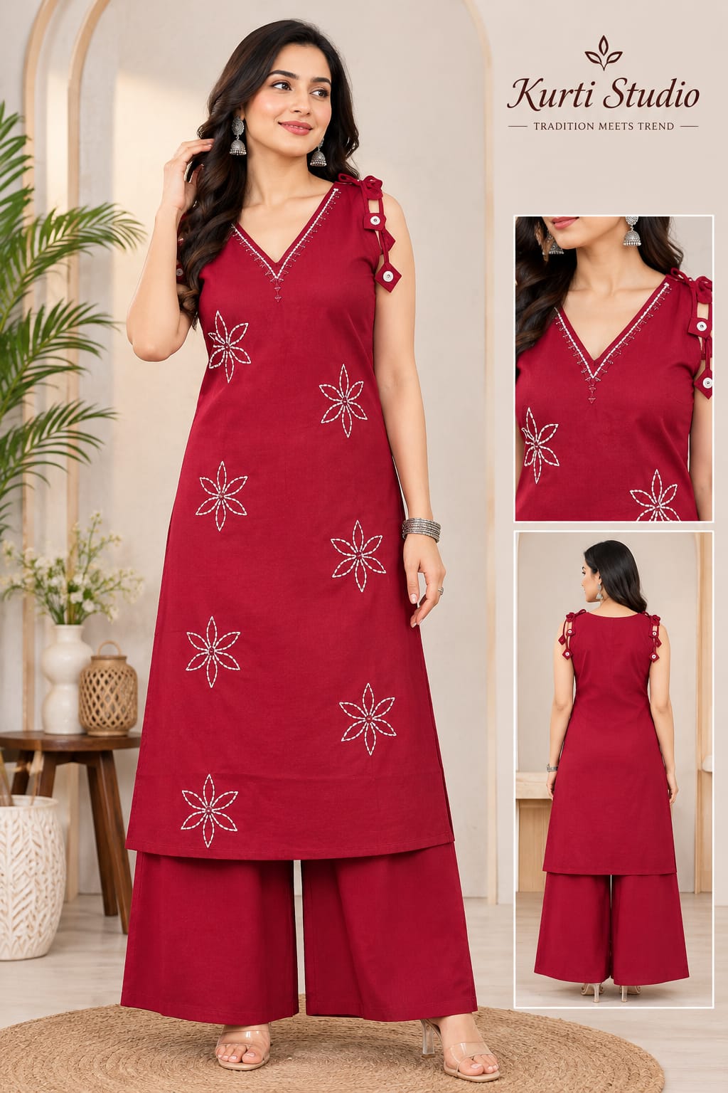 PURE DHABU COTTON CO ORD SET IN WHOLESALE