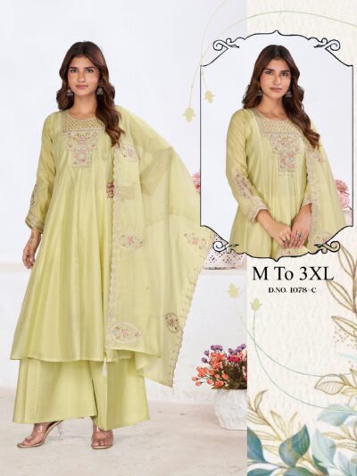 SINHAN 1068 MULL CHANDERI READYMADE WHOLESALE