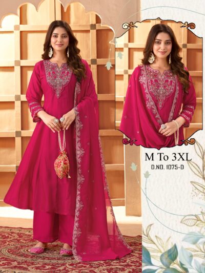 SINHAN 175 VICHITRA SILK FLAIR THREE PIECE WHOLESALER