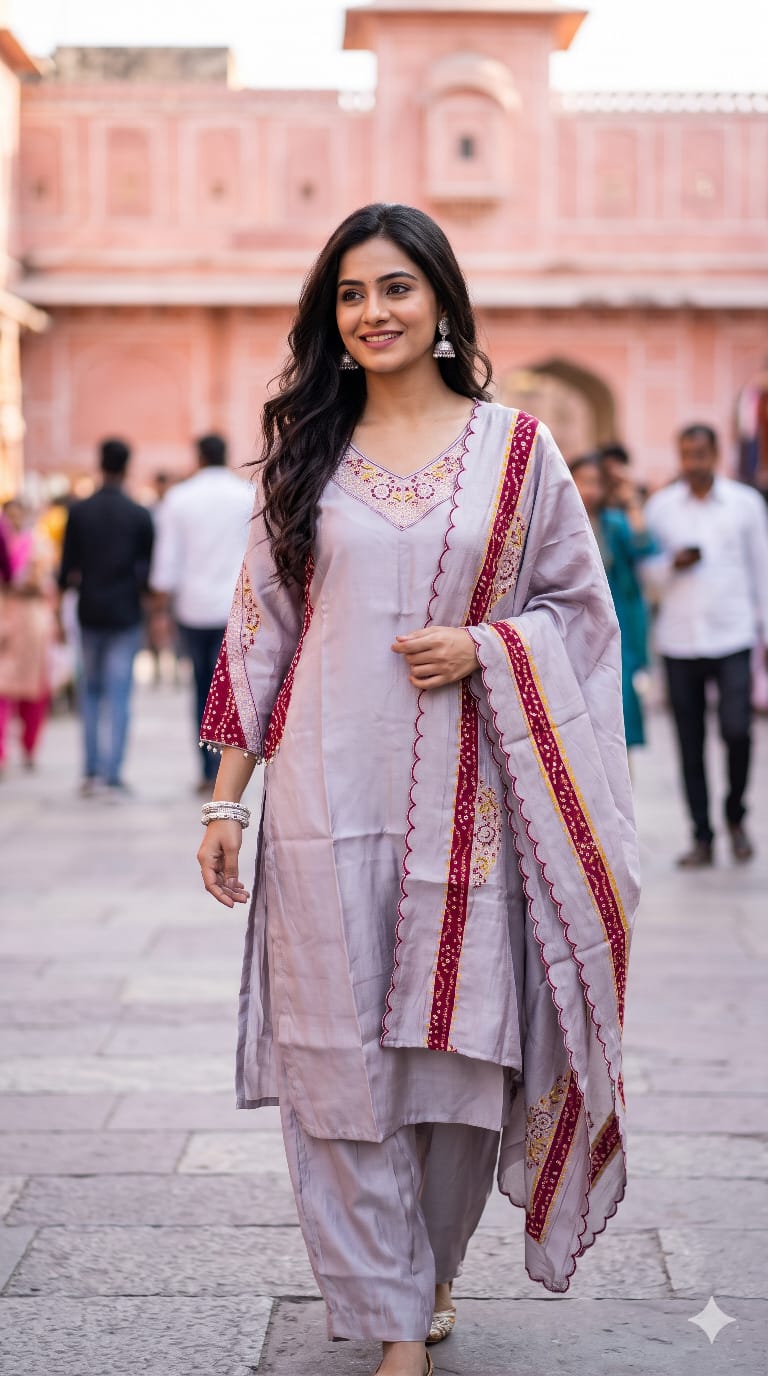 SOFT SILK STREET PLAZA PAIR THREE PIECE READYMADE