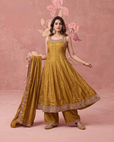 VICHITRA GHERA STYLE GOWN COMBO IN WHOLESALE