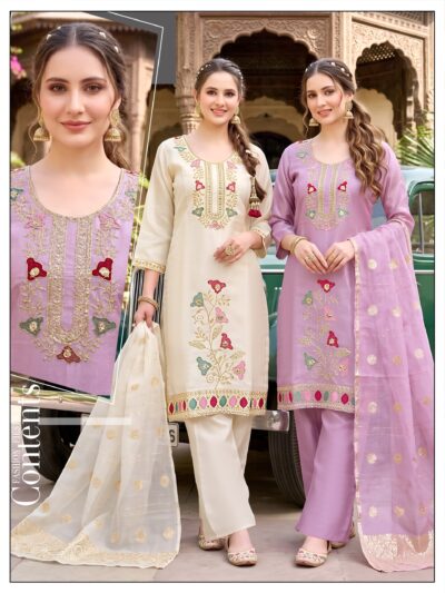 VV FASHION ROMAN GLASS BEATS WORK KURTI WHOLESALER